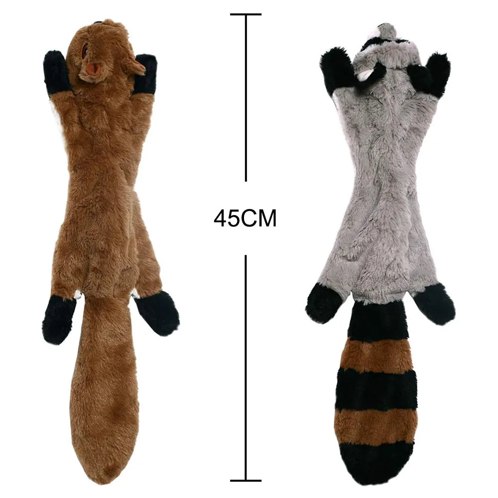 Fun Dog Toy - No Filling Plush with Squeaker