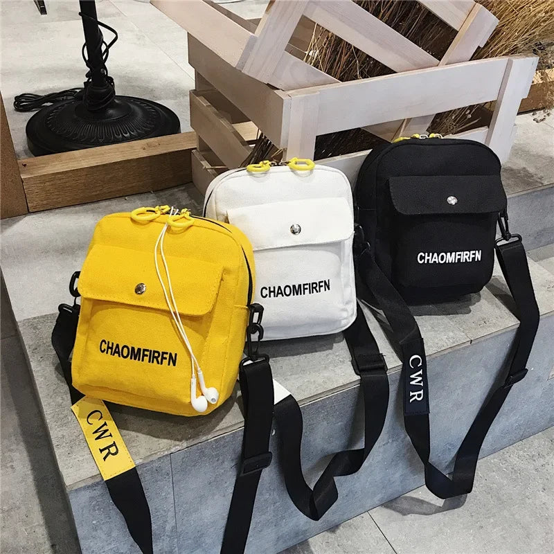Petit Sac en Toile pour Femme – Bandoulière à Téléphone
