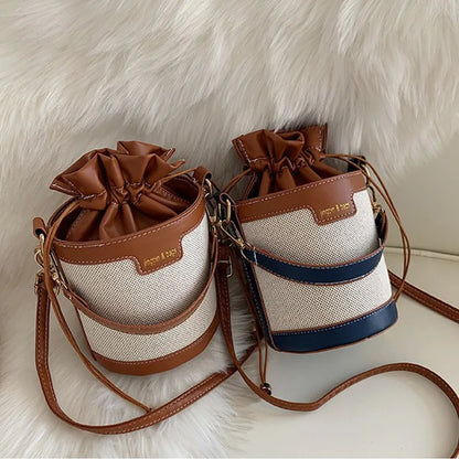 Women's Shoulder Bag – Cylindrical Design