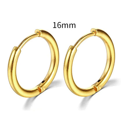 Stainless Steel Hoop Earrings – Elegance