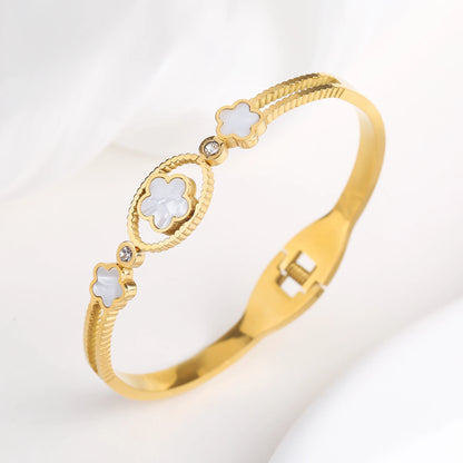 Bracelet Ouvert en Acier Inoxydable