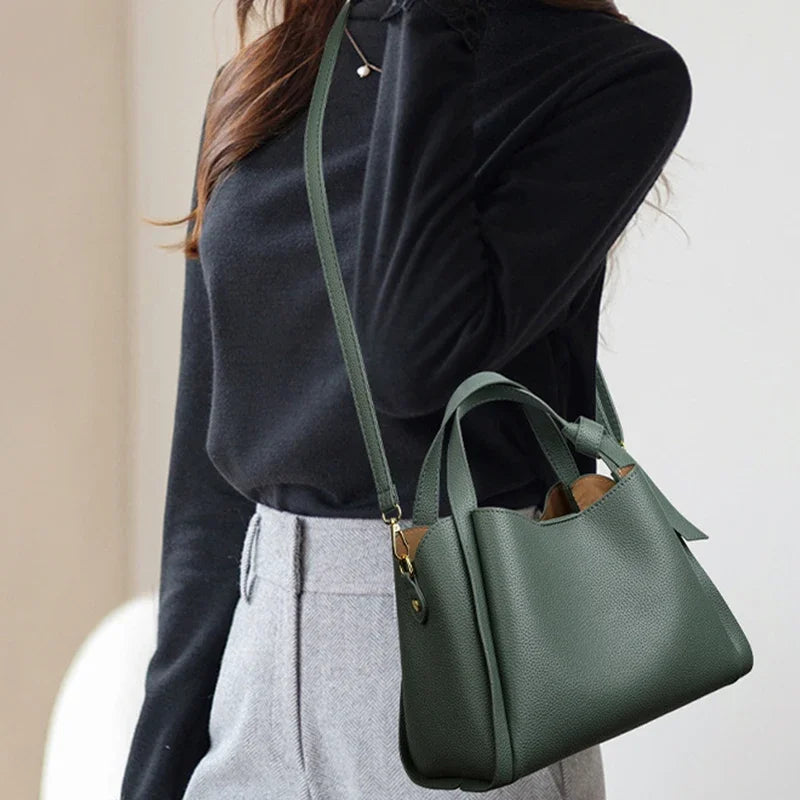 Versatile Bucket Shoulder Bag