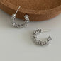 Metallic Flower Earrings