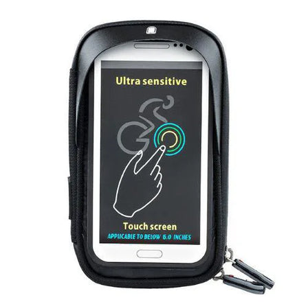 Sac de support de téléphone portable de vélo étanche