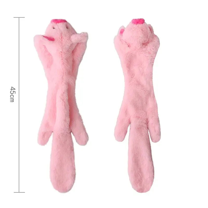 Fun Dog Toy - No Filling Plush with Squeaker