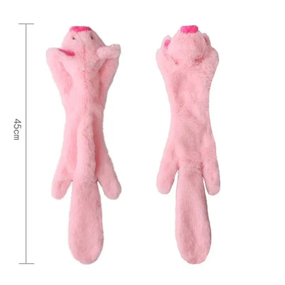 Fun Dog Toy - No Filling Plush with Squeaker