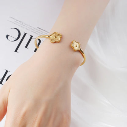 Bracelet Ouvert en Acier Inoxydable
