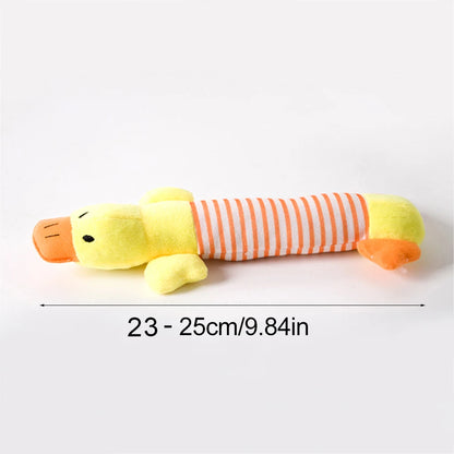 Fun Dog Toy - No Filling Plush with Squeaker