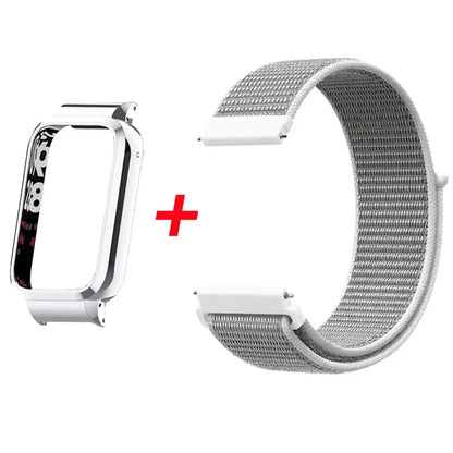 Bracelet  et Coque de Protection en Métal pour Xiaomi Mi Band