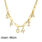 Personalized Initial Necklace - Stainless Steel Letter Pendant