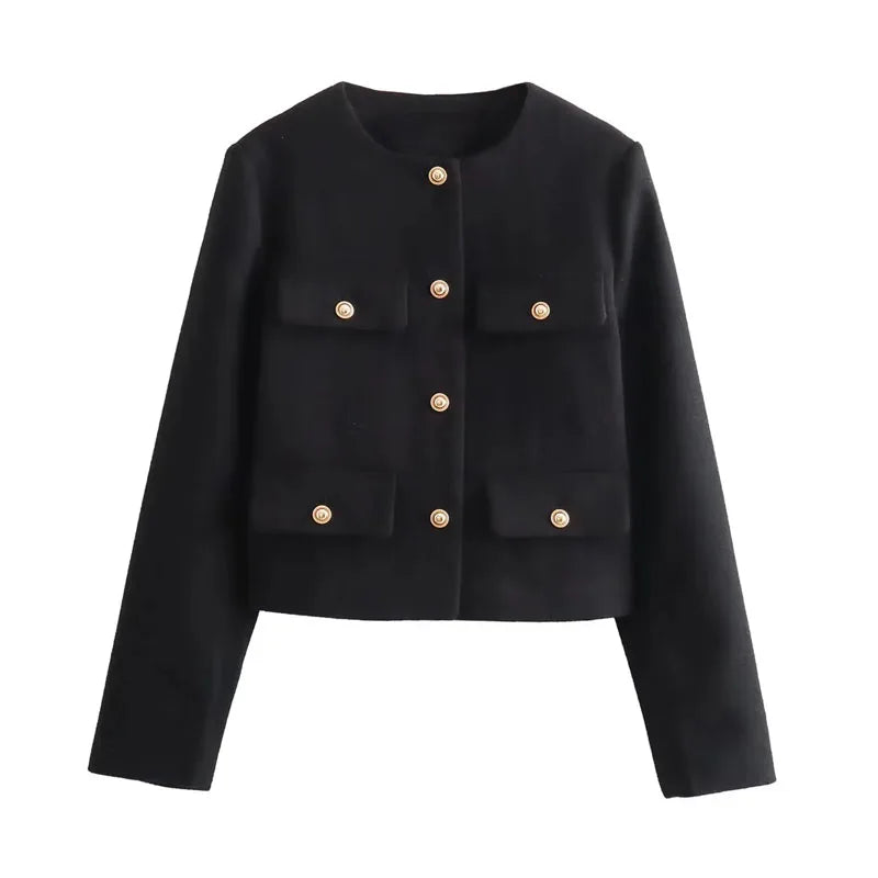 Veste Courte Élégante pour Femme – Chic & Intemporelle