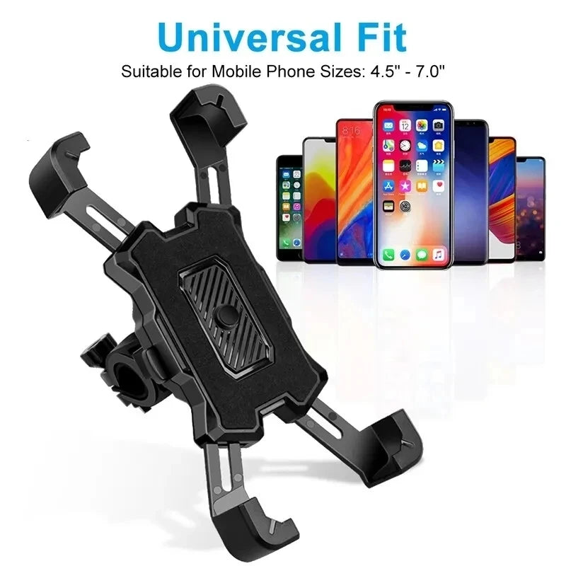 Support de téléphone portable pour motos et vélos, Rotation à 360 degrés