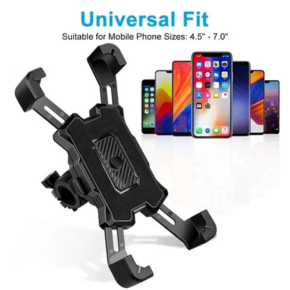 Support de téléphone portable pour motos et vélos, Rotation à 360 degrés