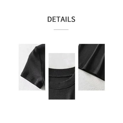 Haut Court Gothique à Manches Courtes – Style & Confort