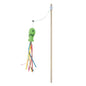 Cat Fishing Rod Toy - Natural Wooden Wand
