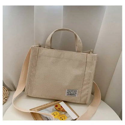 Corduroy Crossbody Bag – Casual Elegance
