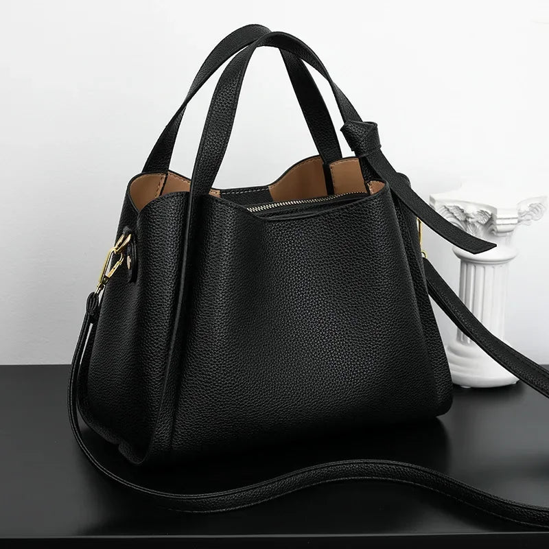 Versatile Bucket Shoulder Bag