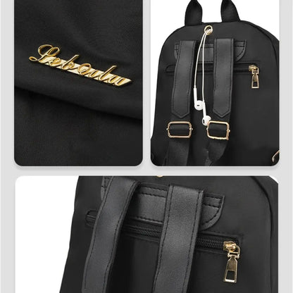 Sac à Dos Noir Grande Capacité – Polyvalent & Élégant