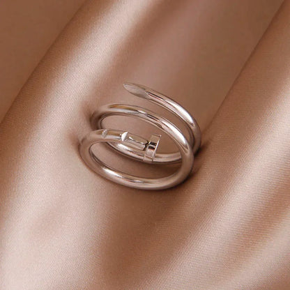 Adjustable Multi-Layer Stainless Steel Ring