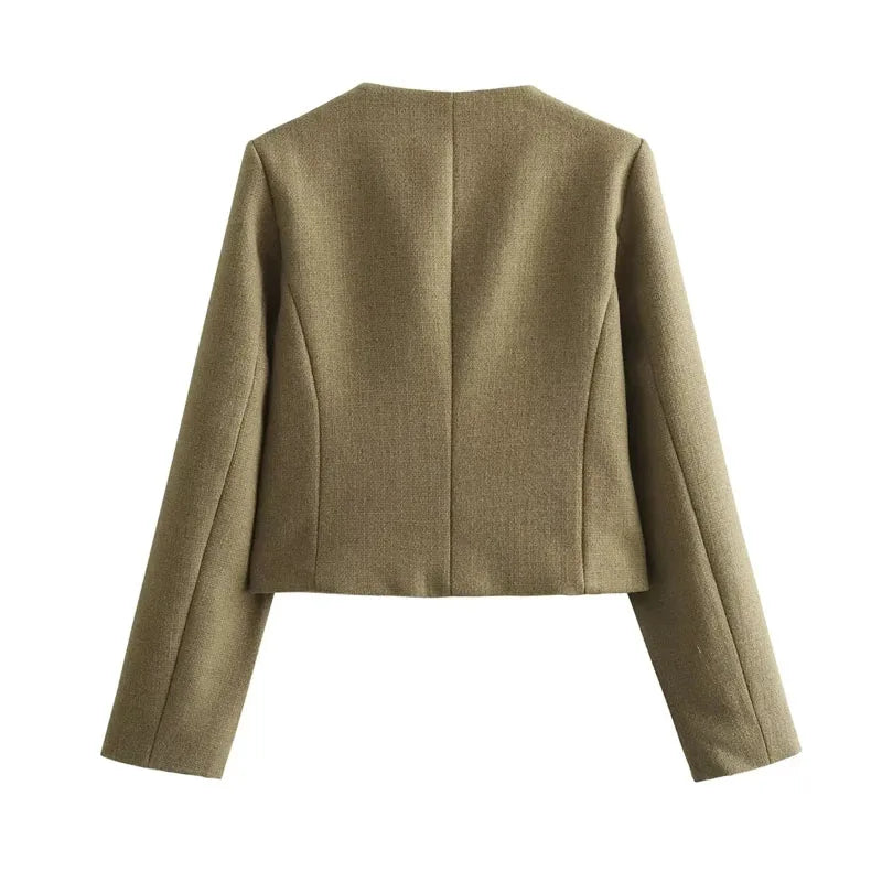 Veste Courte Élégante pour Femme – Chic & Intemporelle