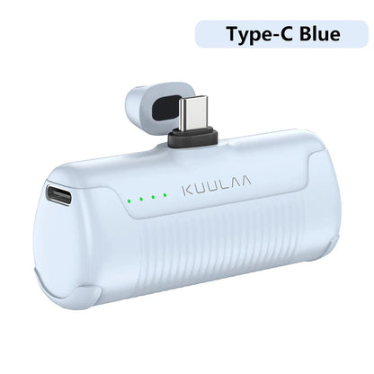 Mini Power Bank – Batterie Externe Portable pour iPhone, Samsung & Xiaomi