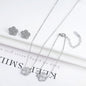 Parure Bijoux 3 Pièces Plaqué Or 18K – Élégance Florale