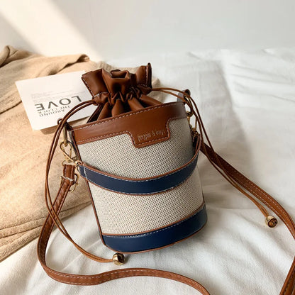 Women's Shoulder Bag – Cylindrical Design