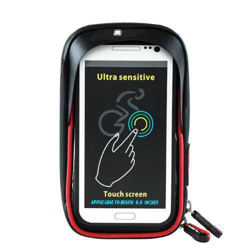 Sac de support de téléphone portable de vélo étanche