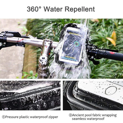 Sac de support de téléphone portable de vélo étanche