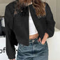 Women's Bomber Jacket – Vintage Elegance &amp; Casual Comfort