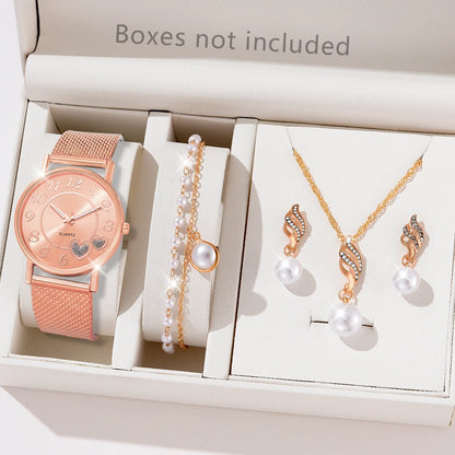 Coffret Cadeau Montre Femme Or Rose