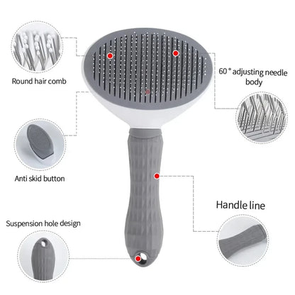 Grooming Brush for Cats &amp; Dogs - Comb
