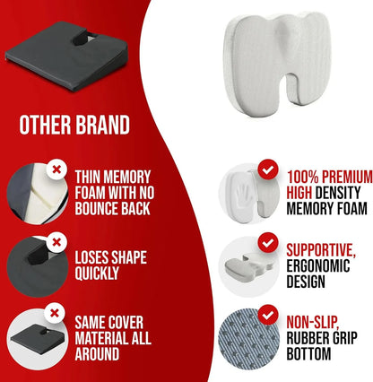 Ergonomic Memory Foam Cushion