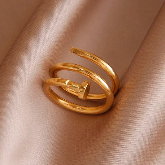 Adjustable Multi-Layer Stainless Steel Ring