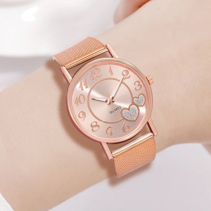 Coffret Cadeau Montre Femme Or Rose
