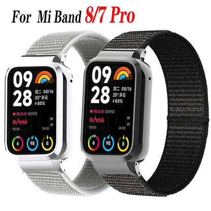 Bracelet  et Coque de Protection en Métal pour Xiaomi Mi Band