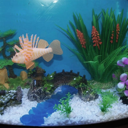 Decorative Resin Bridge for Aquarium - Fish