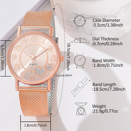 Coffret Cadeau Montre Femme Or Rose