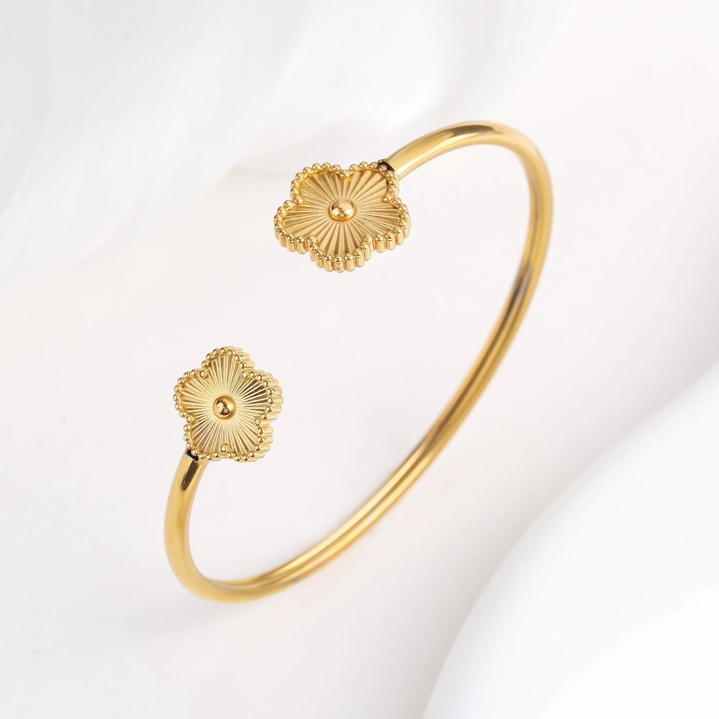 Bracelet Ouvert en Acier Inoxydable