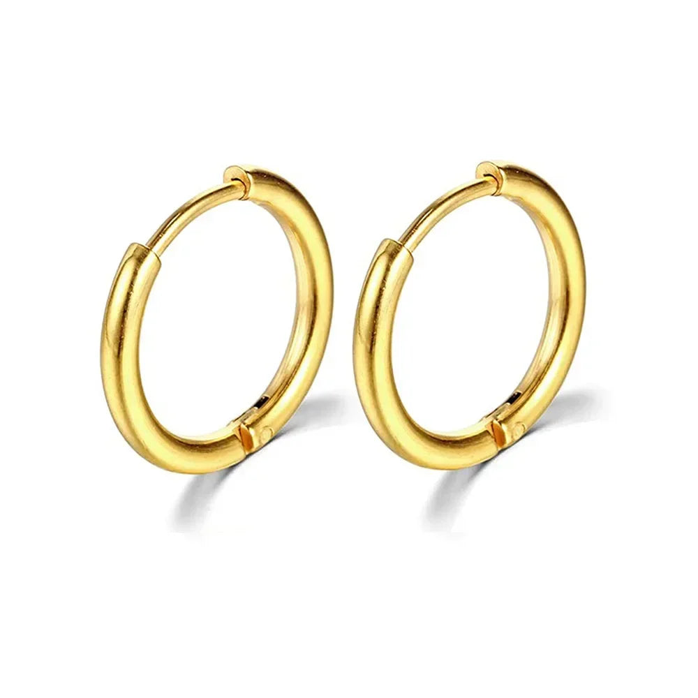 Stainless Steel Hoop Earrings – Elegance