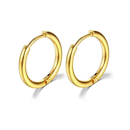 Stainless Steel Hoop Earrings – Elegance