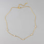 Collier Trèfle à Quatre Feuilles en Zircon – Plaqué Or 18K