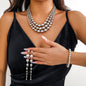 Chunky Ball Chain Necklace, Bracelet &amp; Earrings