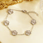 Stainless Steel Flower Bracelet – Elegance &amp; Trendy