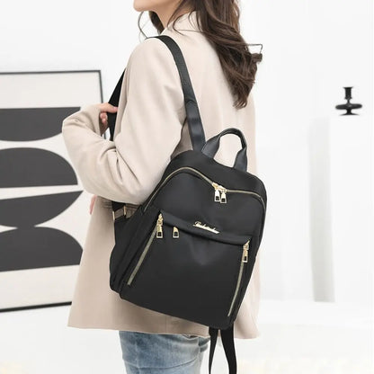Sac à Dos Noir Grande Capacité – Polyvalent & Élégant