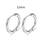 Stainless Steel Hoop Earrings – Elegance