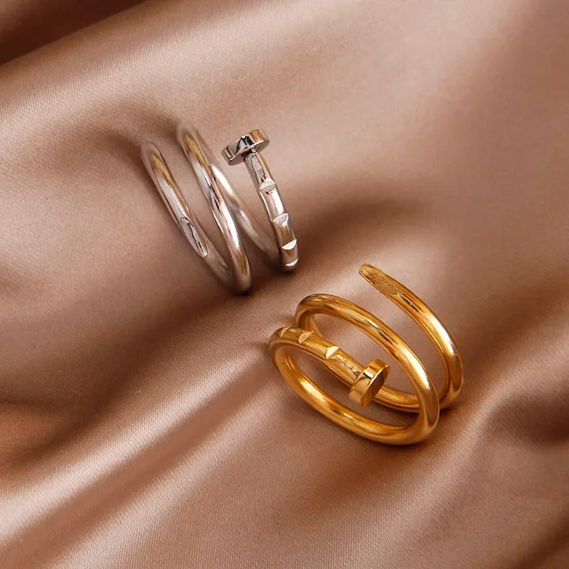 Adjustable Multi-Layer Stainless Steel Ring