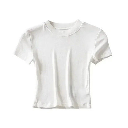 Haut Court Gothique à Manches Courtes – Style & Confort
