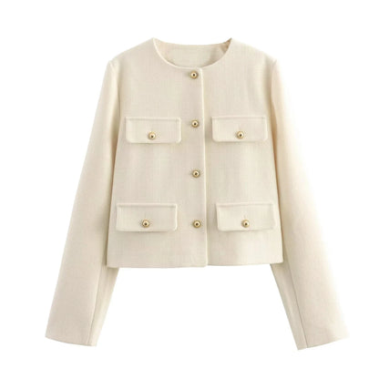 Veste Courte Élégante pour Femme – Chic & Intemporelle