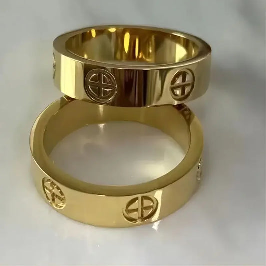 Stainless Steel Cross Ring – Elegance